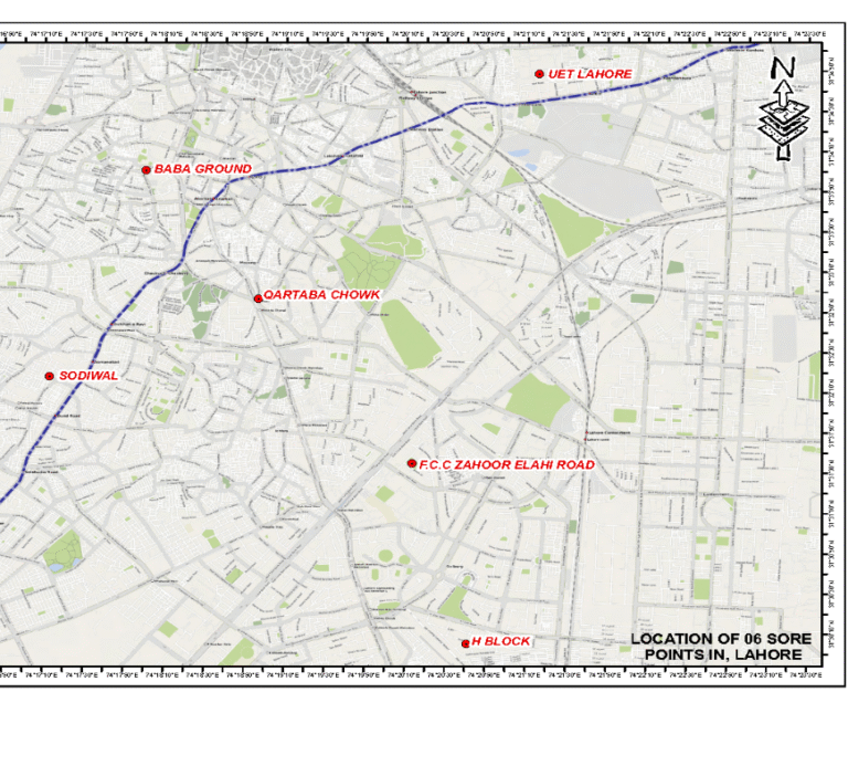 Rainwater management – Drainage Arrangement for Sore Points in Lahore